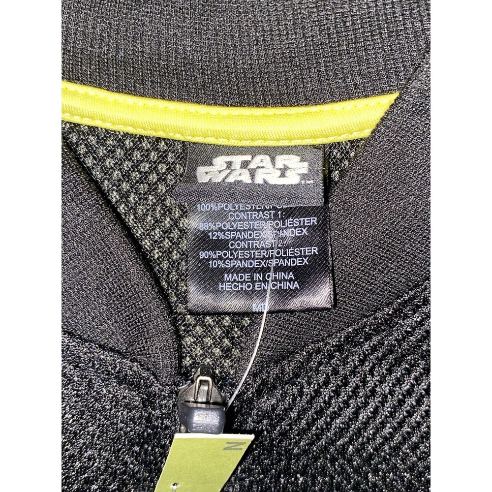 NEW Star Wars Mesh‎ Jacket Unisex MED  Black Full Zip Graphic Print  Long Sleeve - Picture 6 of 8